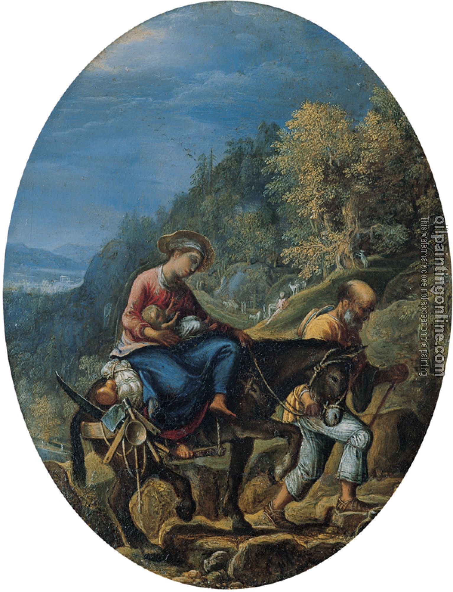 Adam Elsheimer - The Flight into Egypt